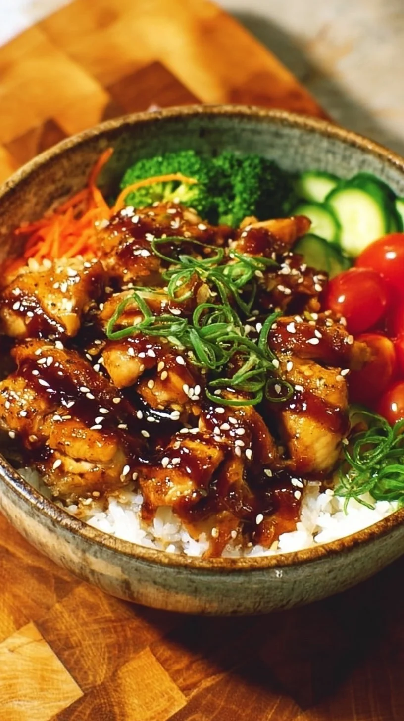 Teriyaki Hühnchen Bowl