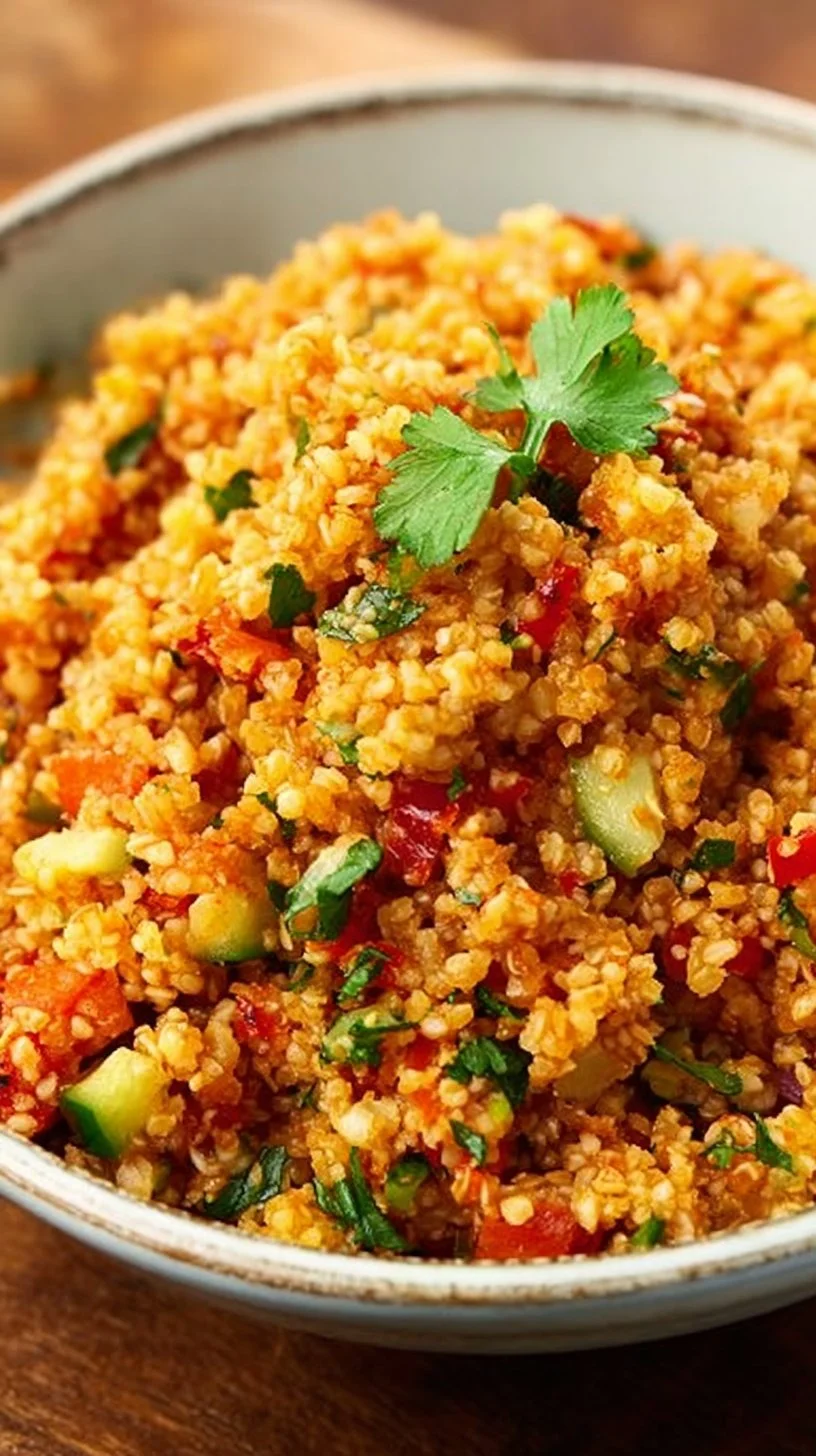 Veganer Bulgursalat
