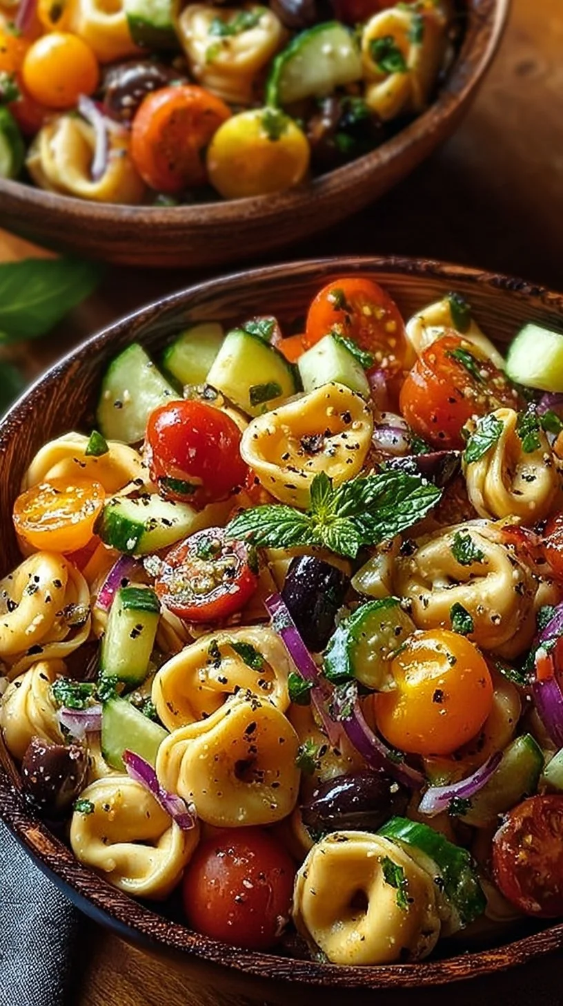 Würziger Süß-Honig Tortellini-Nudelsalat