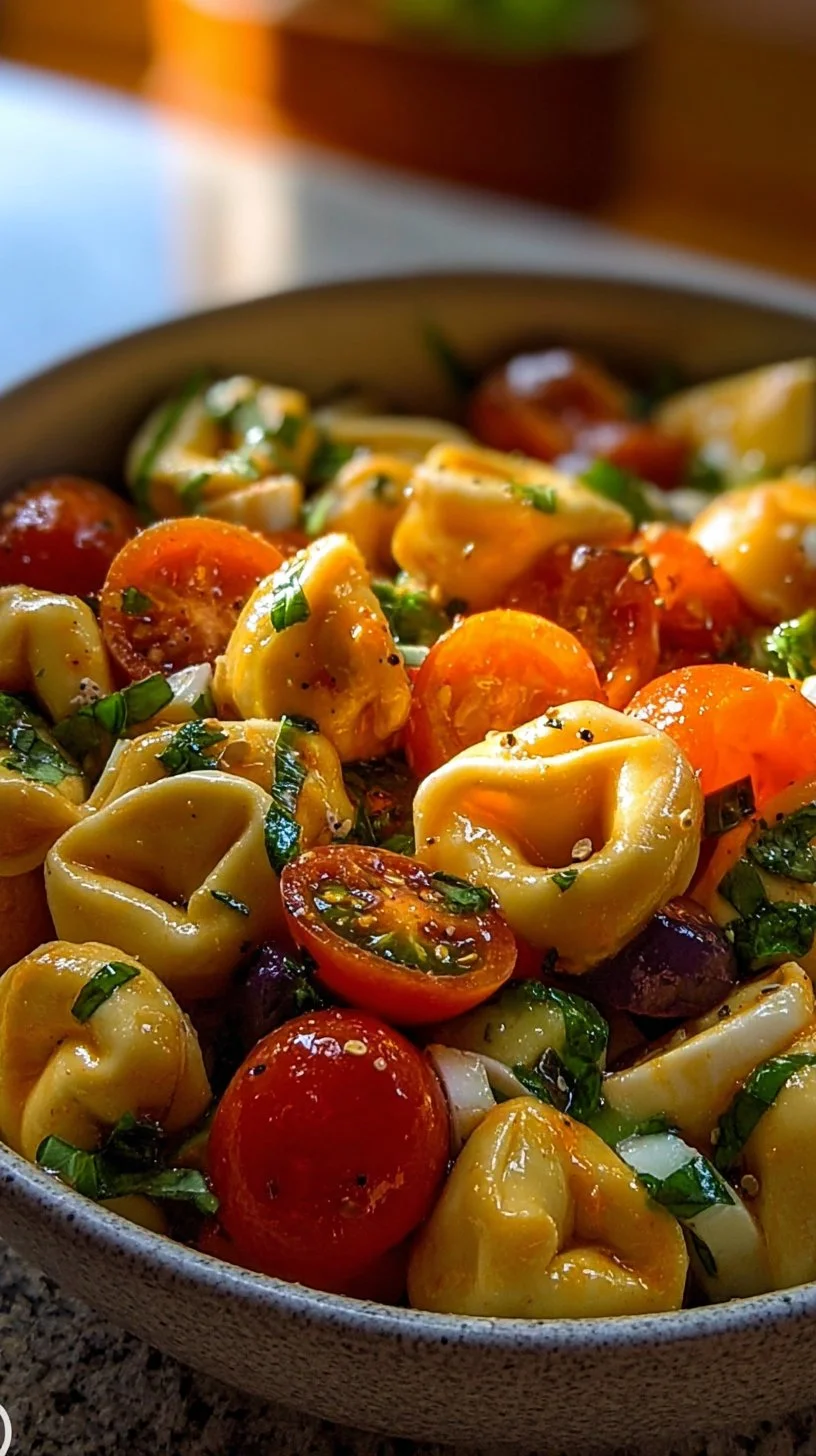 Würziger Süß-Honig Tortellini-Nudelsalat