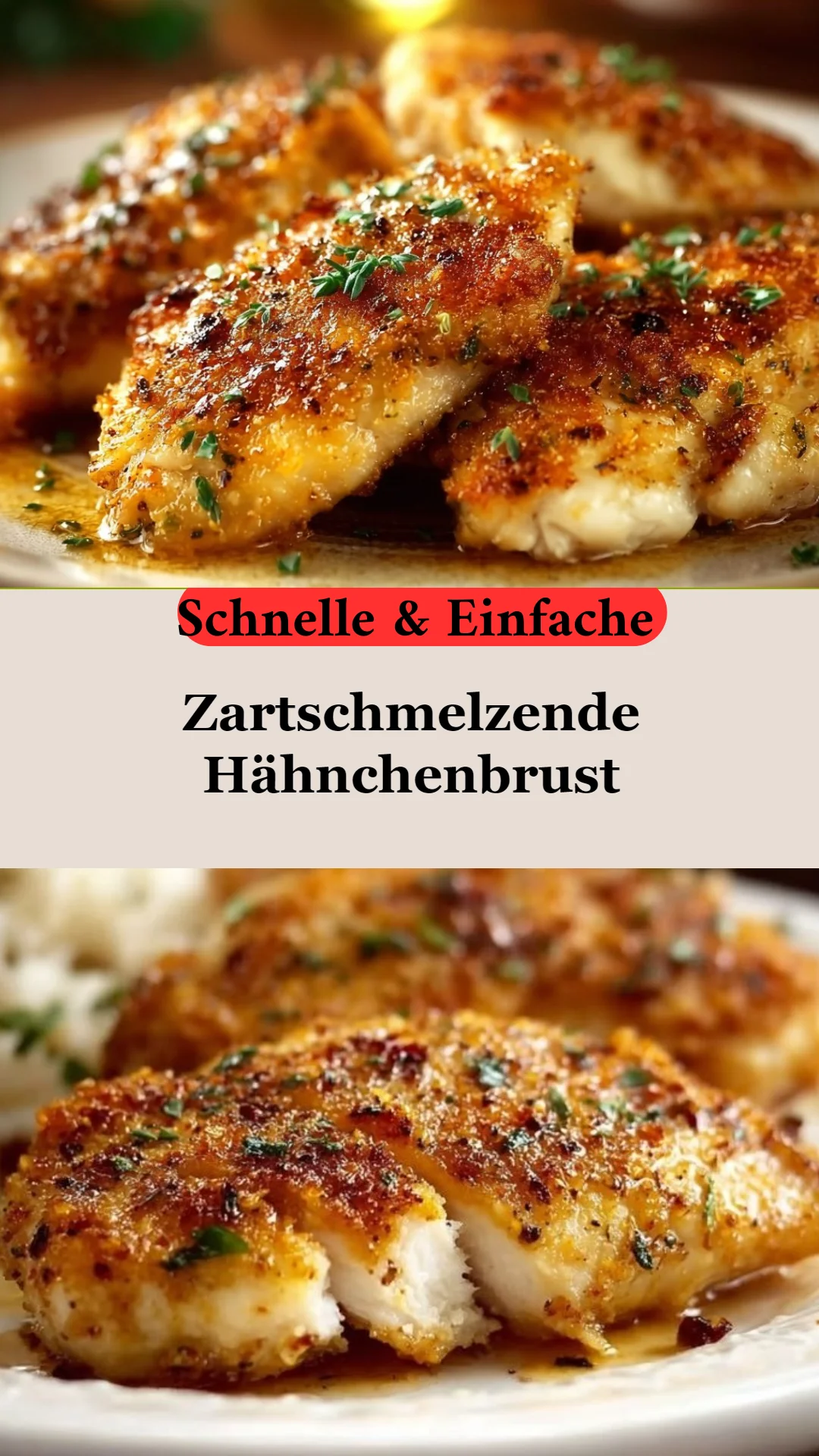 Zartschmelzende Hähnchenbrust