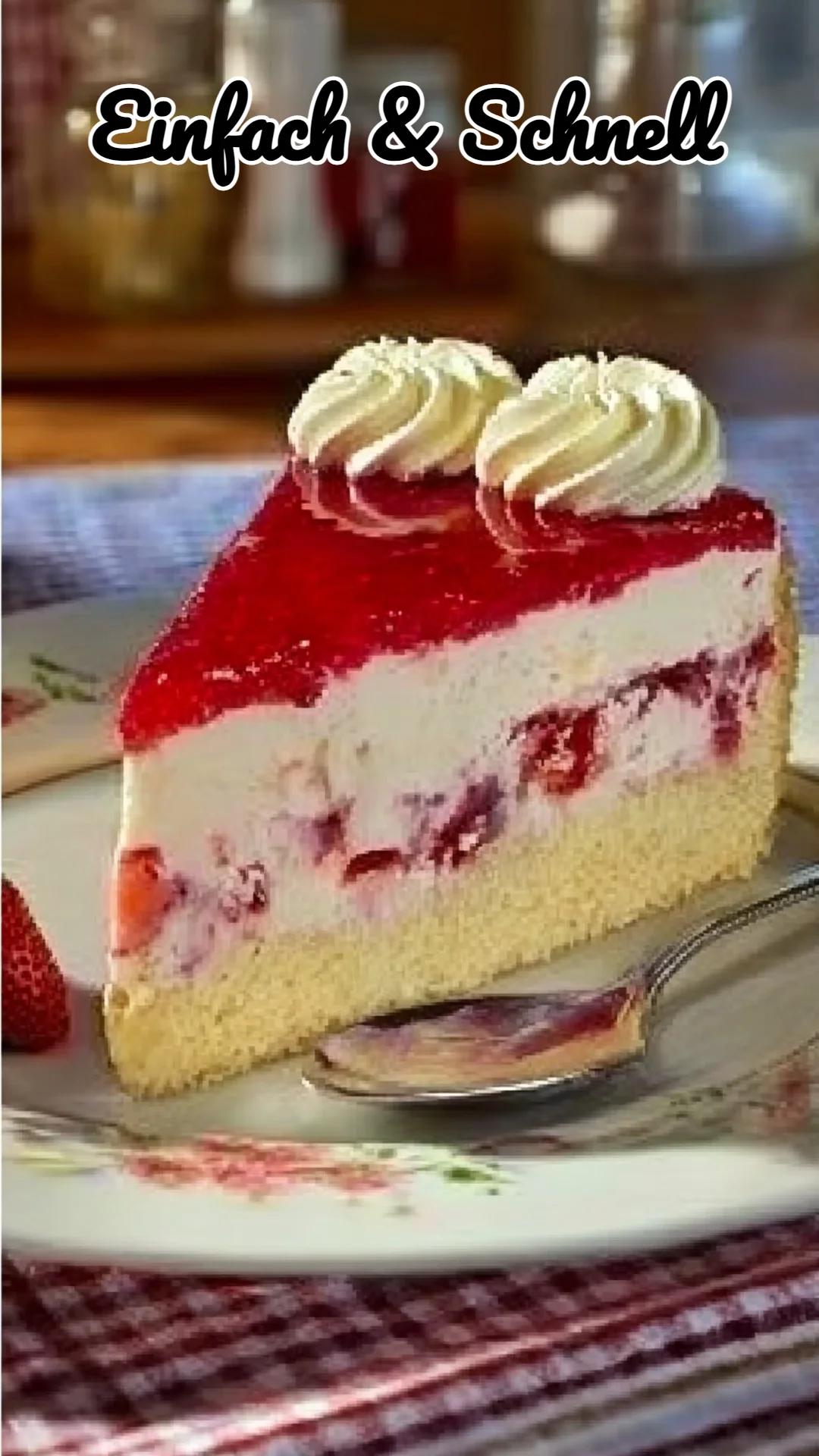 Erdbeer-Quark-Torte