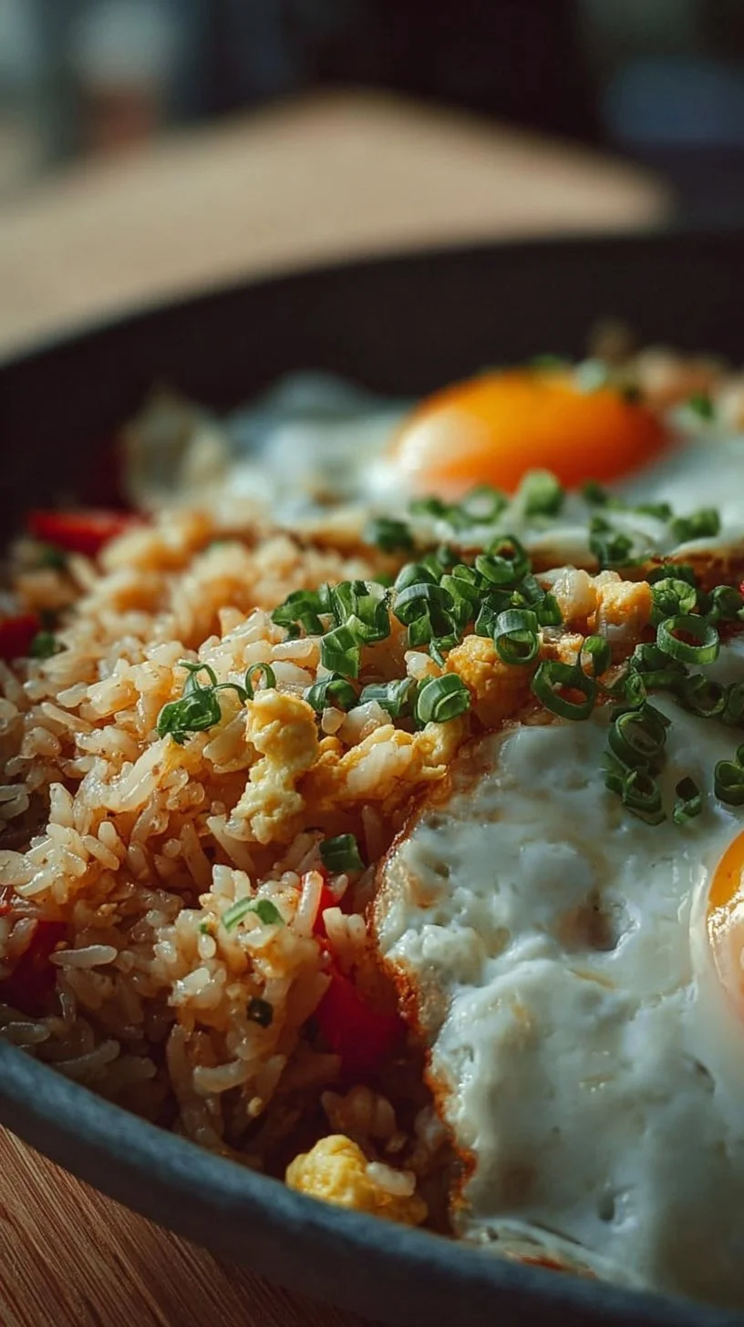 Fried Egg Rice with Vegetables
