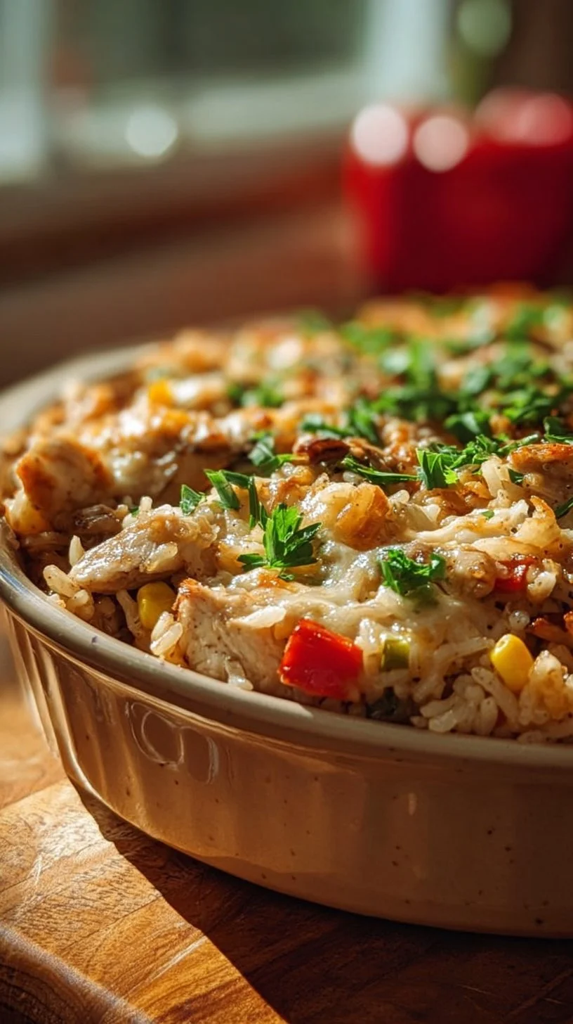 Hähnchen-Reis-Auflauf