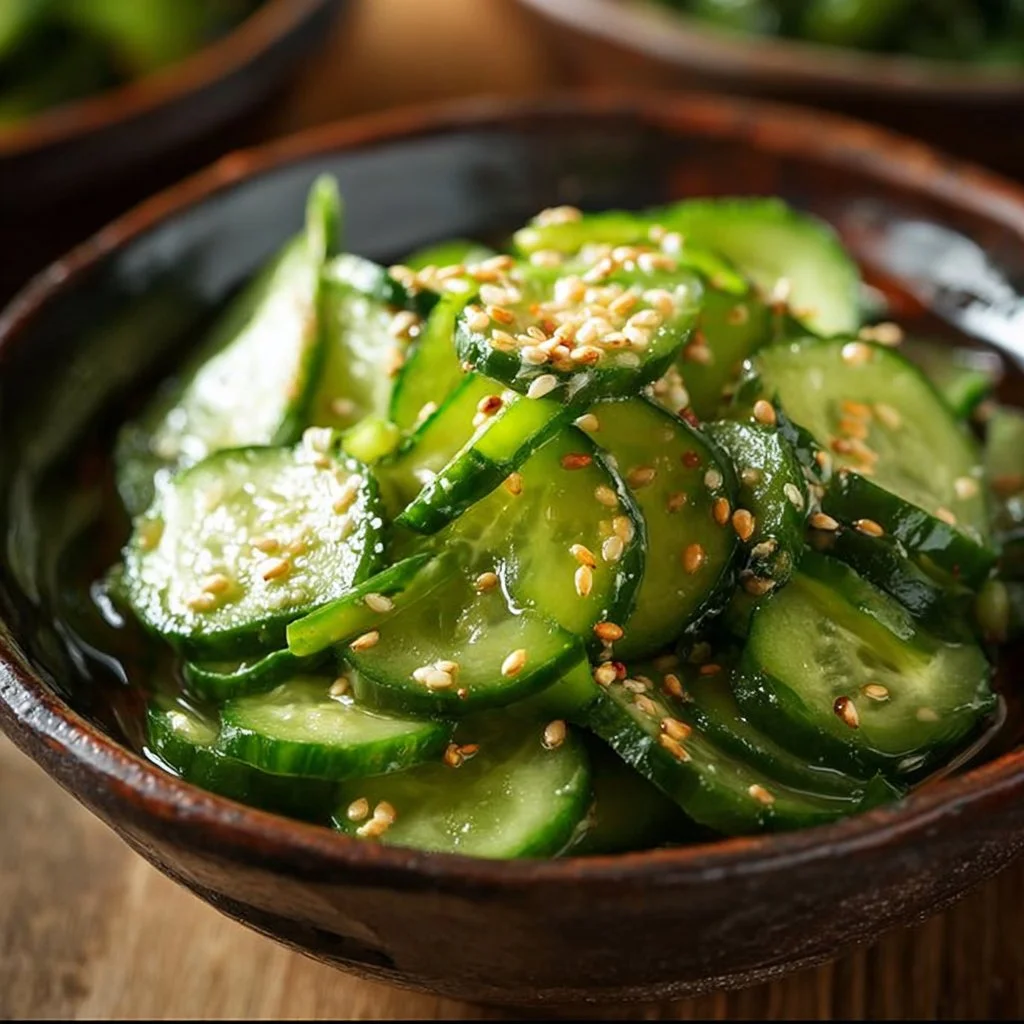 Japanischer Gurkensalat (Sunomono)