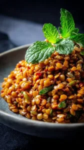 Selbstgemachter Linsensalat mit frischen Zutaten | GOURMETmagazin
