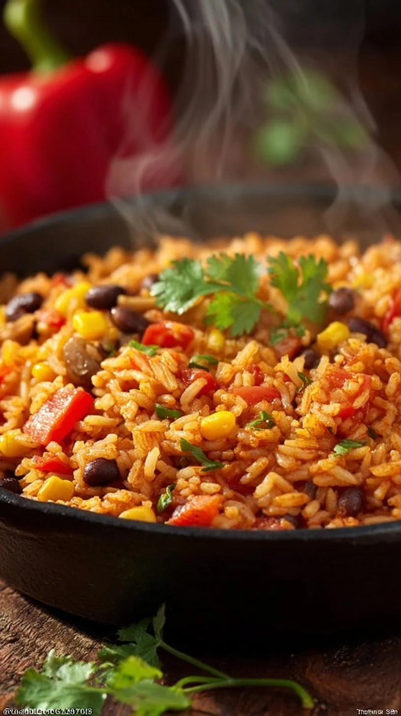 Mexikanische Reispfanne