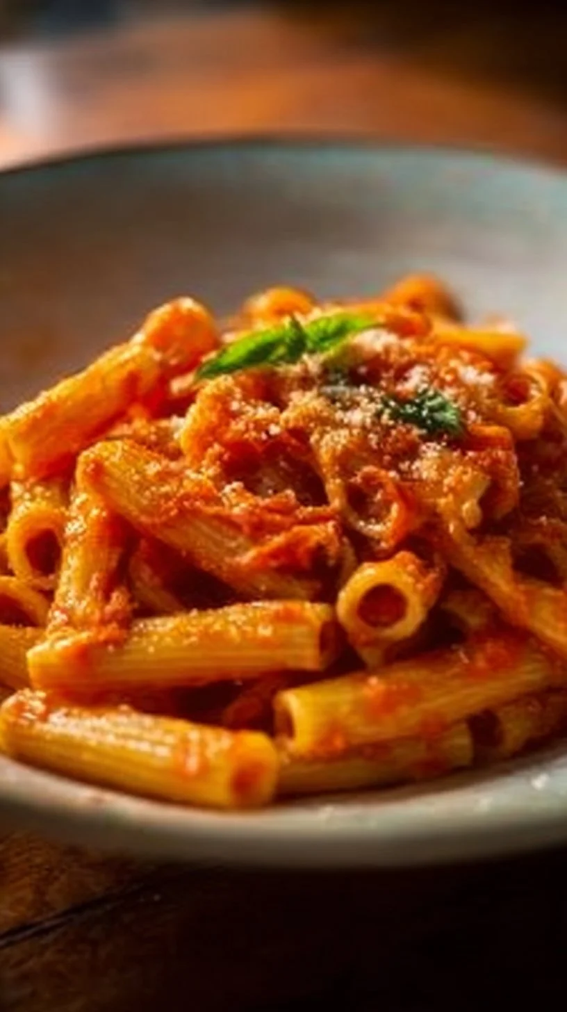Pasta mit Tomatensauce