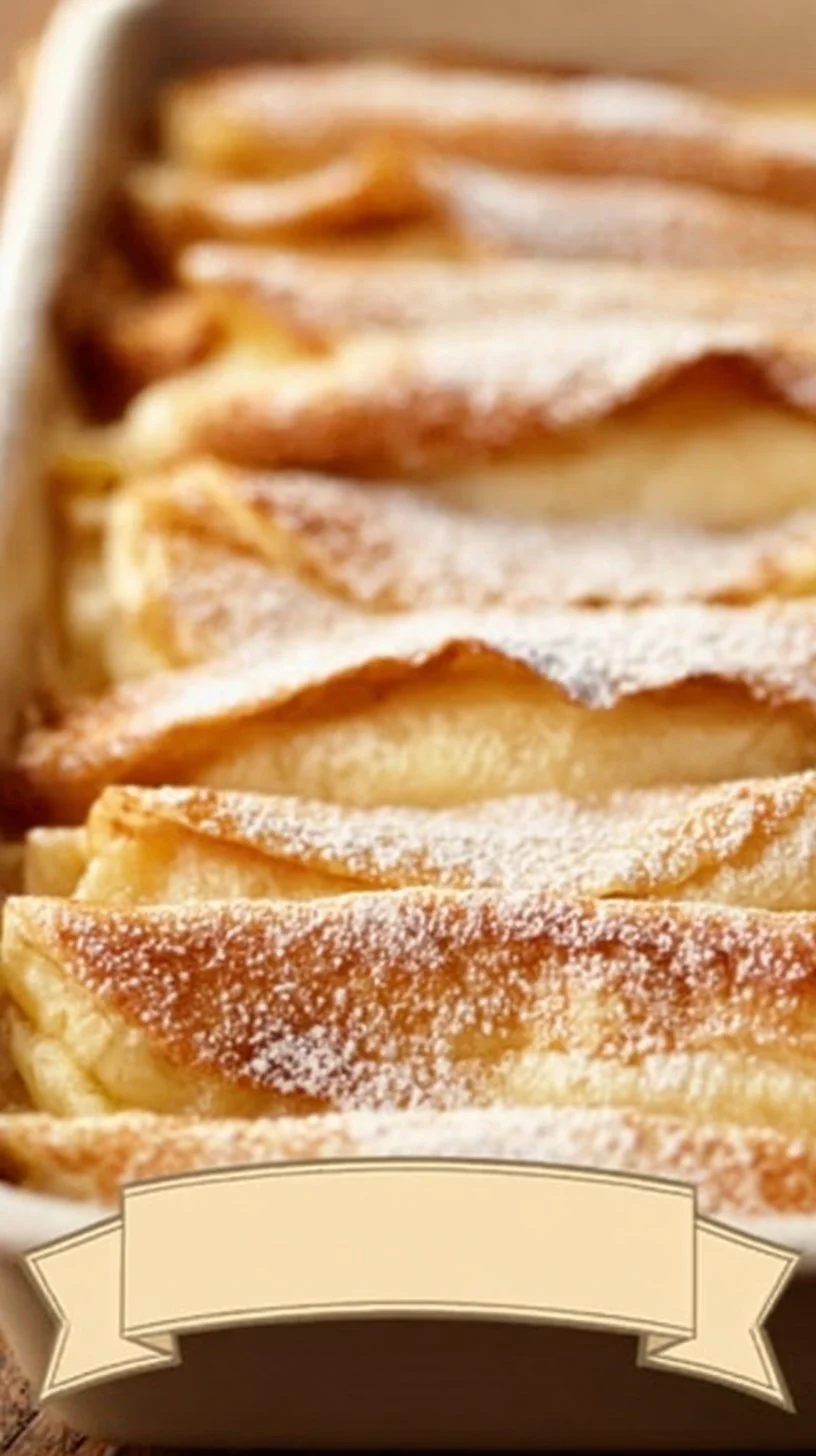 Pfannkuchen im Backofen überbacken