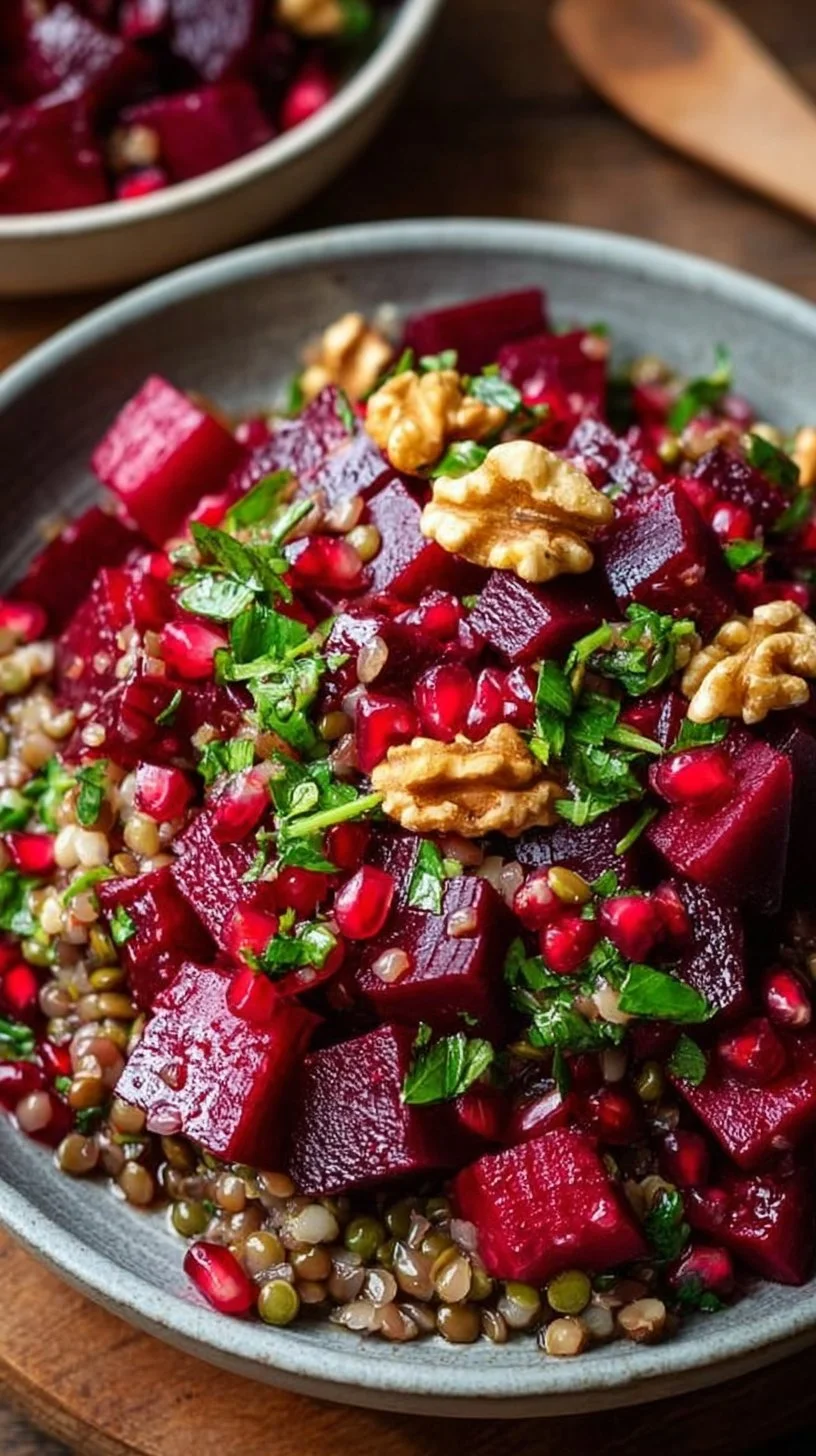 Rote-Bete-Linsen-Salat – Ein gesundes und einfaches Rezept
