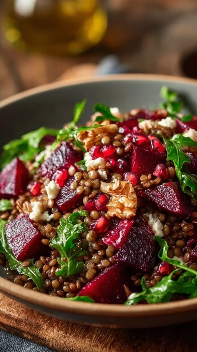 Rote-Bete-Linsen-Salat – Ein gesundes und einfaches Rezept