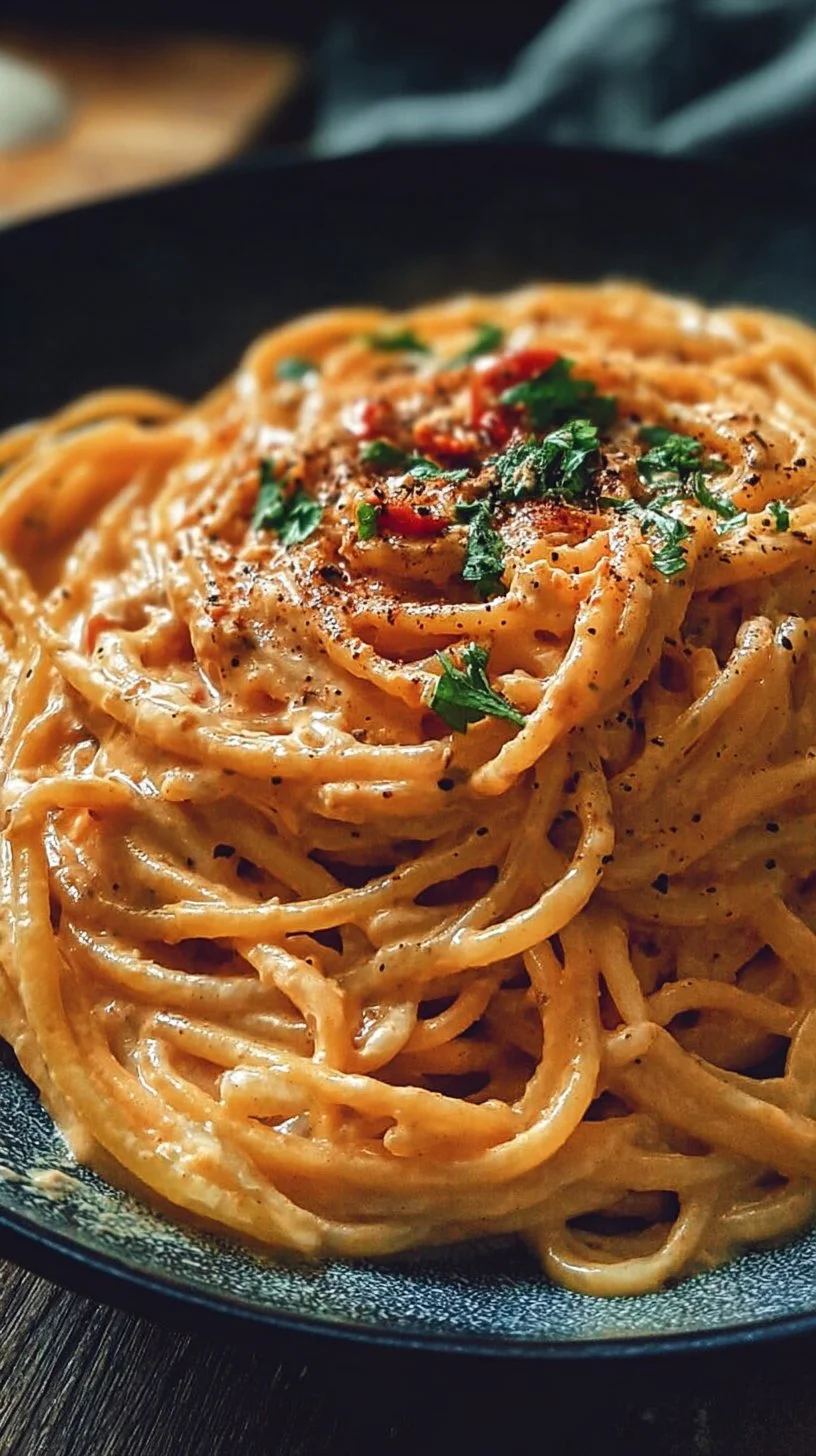 Schnelle Vorbereitung: Cremiger Tomatenpasta-Traum