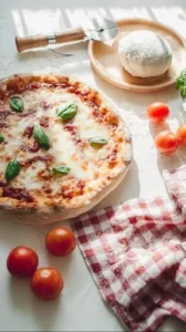 Italienischer Pizzateig für perfekte Pizza Margherita