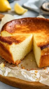 Ein köstlicher Käsekuchen auf einem Teller, dekoriert mit frischen Früchten.
