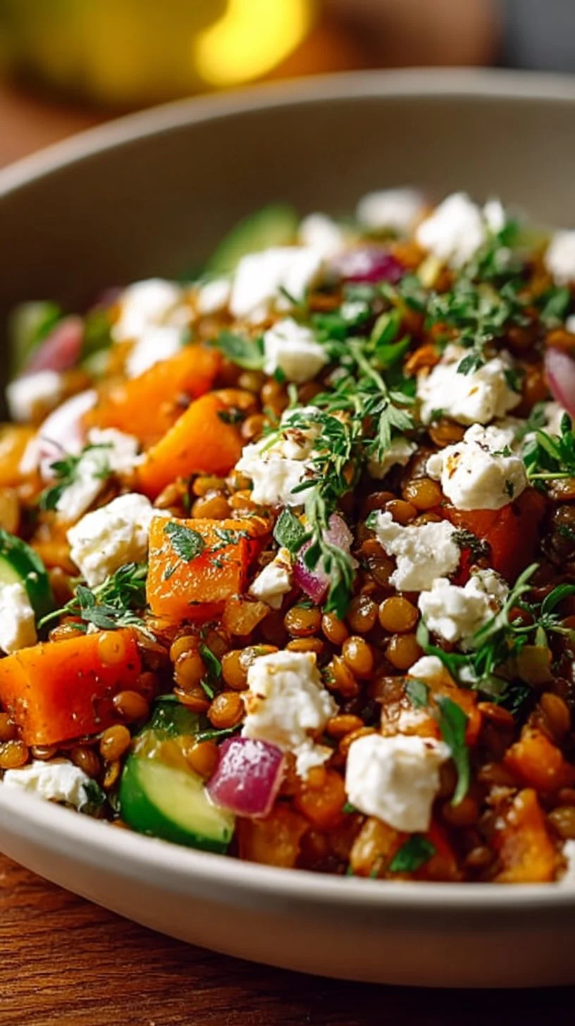 Frischer Linsensalat mit Feta: Ein Unglaublich Essenzielles Rezept für 5 Sinne