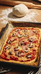 Low Carb Pizzateig mit Quark für gesunde Ernährung