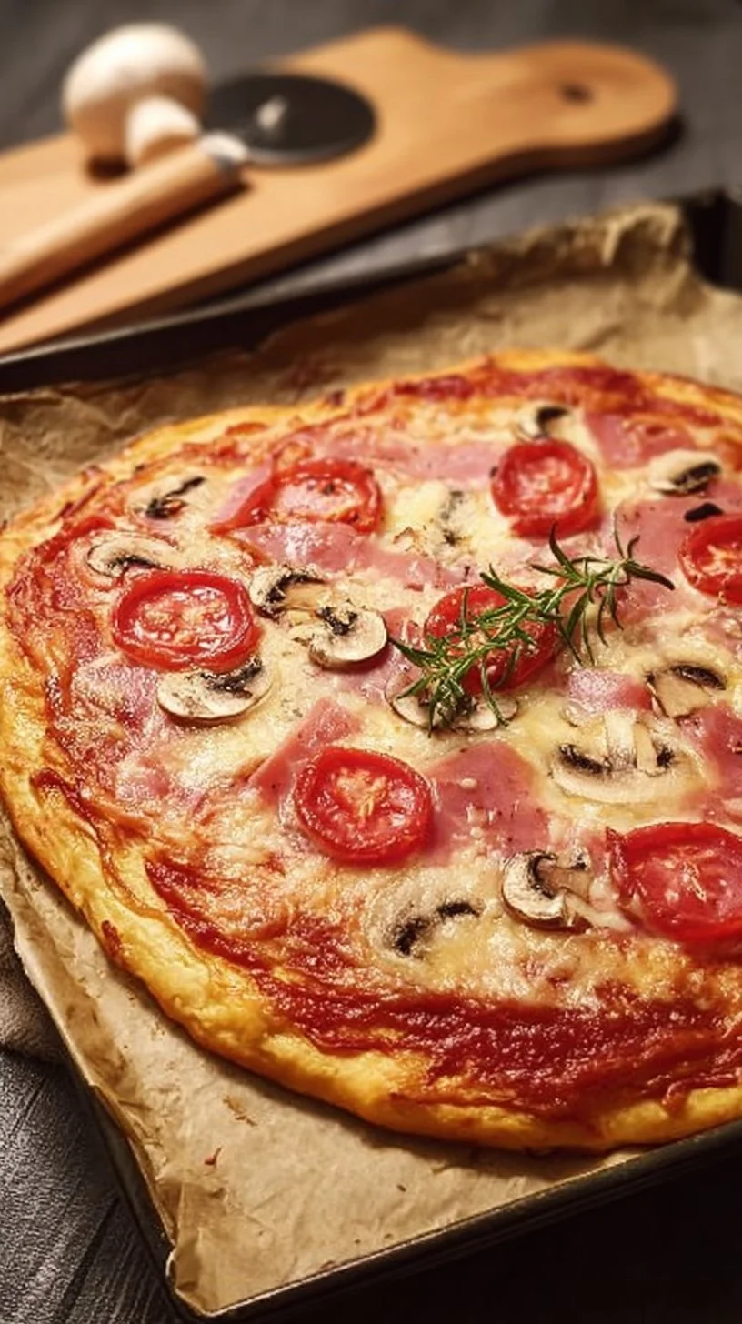 Low Carb Pizza Dough with Quark