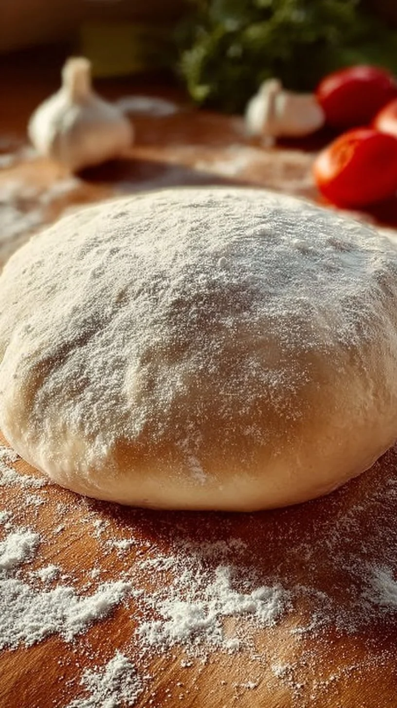 Original italienischer Pizzateig nach traditionellem Rezept für perfekte Pizza.