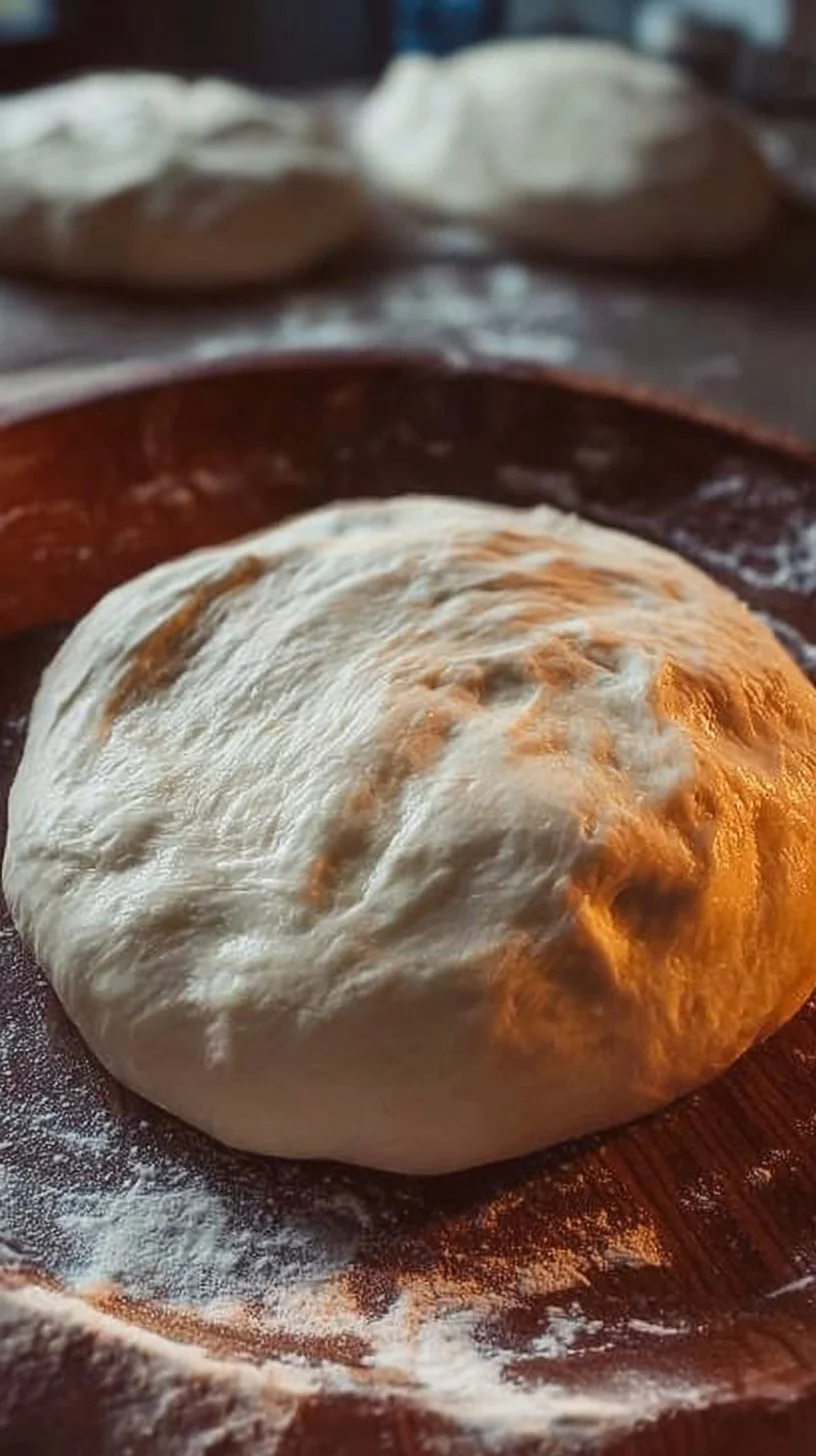 Perfekter selbstgemachter Pizzateig