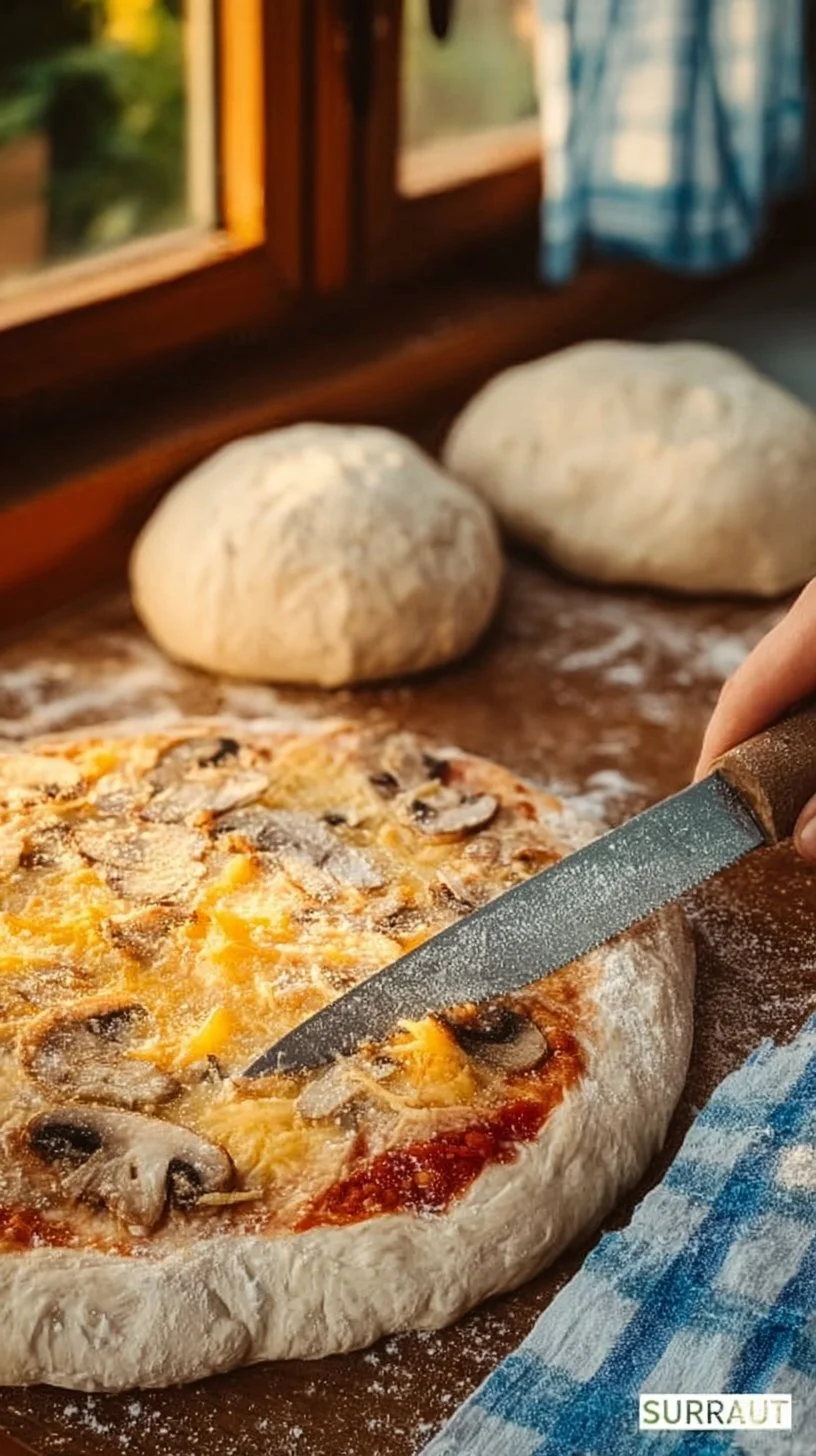 Rezept für Pizzateig aus drei Zutaten