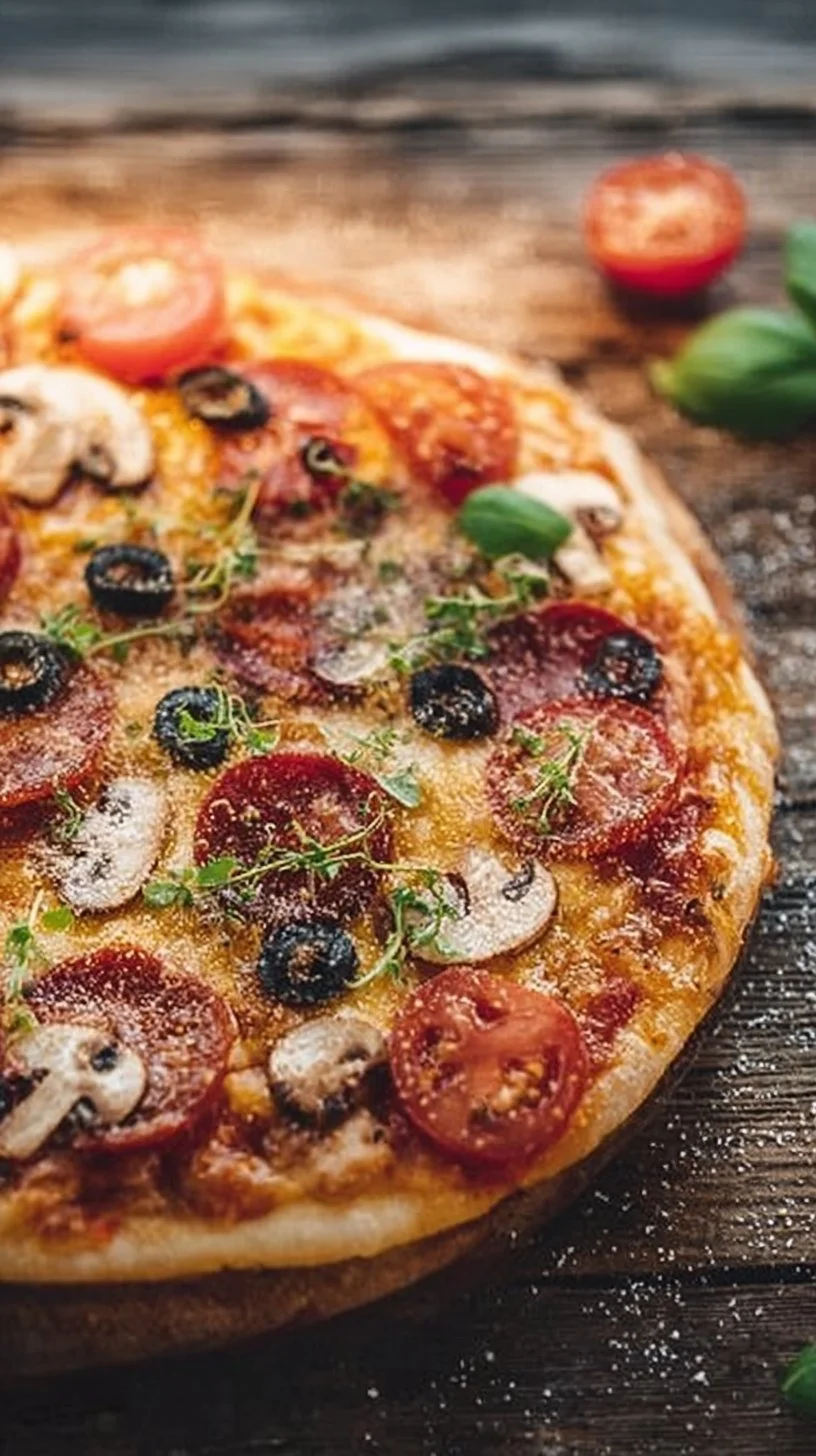 Schnelle Pizza ohne Hefe