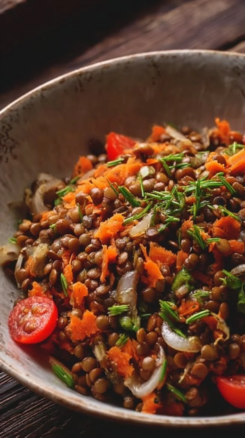 Schneller Linsensalat
