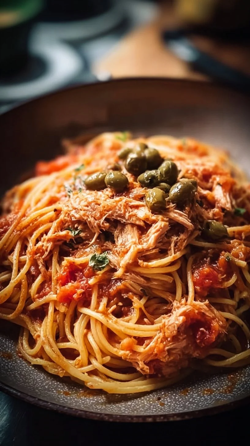 Spaghetti mit Thunfisch