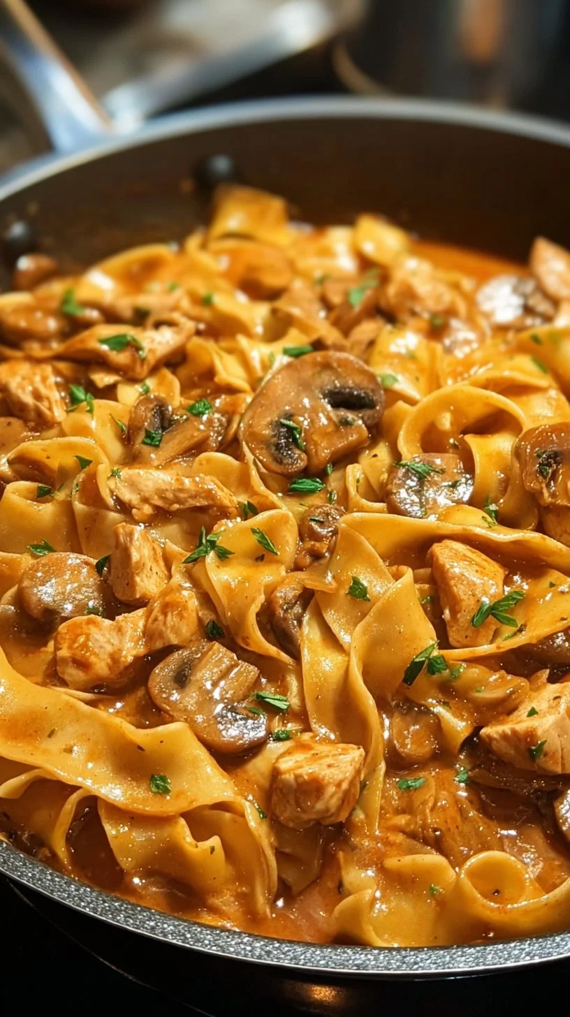 Zartes Puten-Pilz-Gulasch