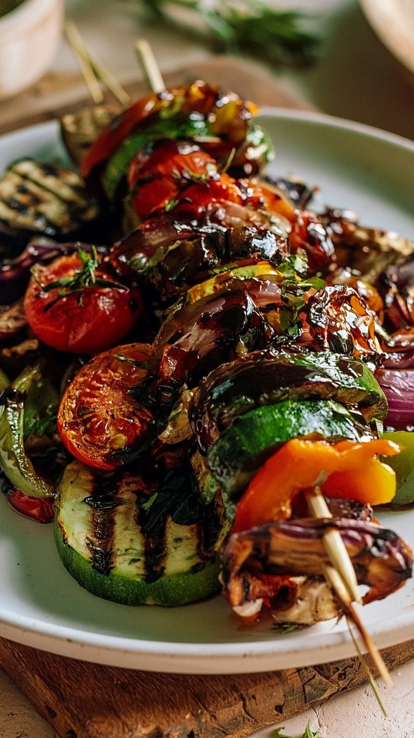Gegrilltes Gemüse mit Balsamico-Reduktion