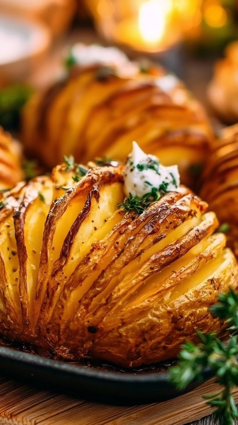 Hasselback Kartoffeln