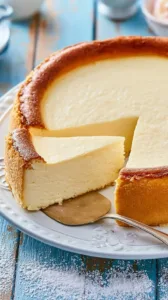 Käsekuchen ohne Boden – einfaches Rezept für einen leckeren Käsekuchen.