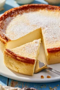 Käsekuchen ohne Boden - leckeres und einfaches Rezept