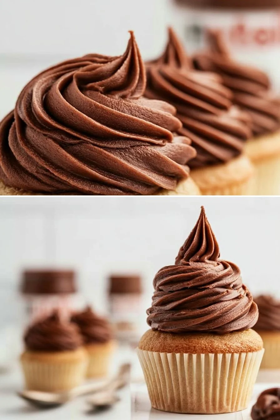 Deliziosa Schokoladen-Nutella-Ganache für Kuchen und Desserts