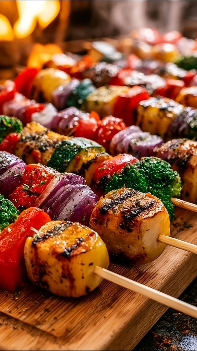 Vegetarian Grill Skewers
