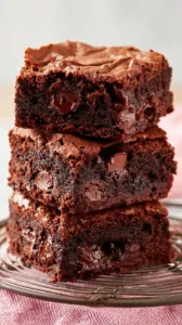 Leckere, schokoladige Brownies aus frischen Zutaten