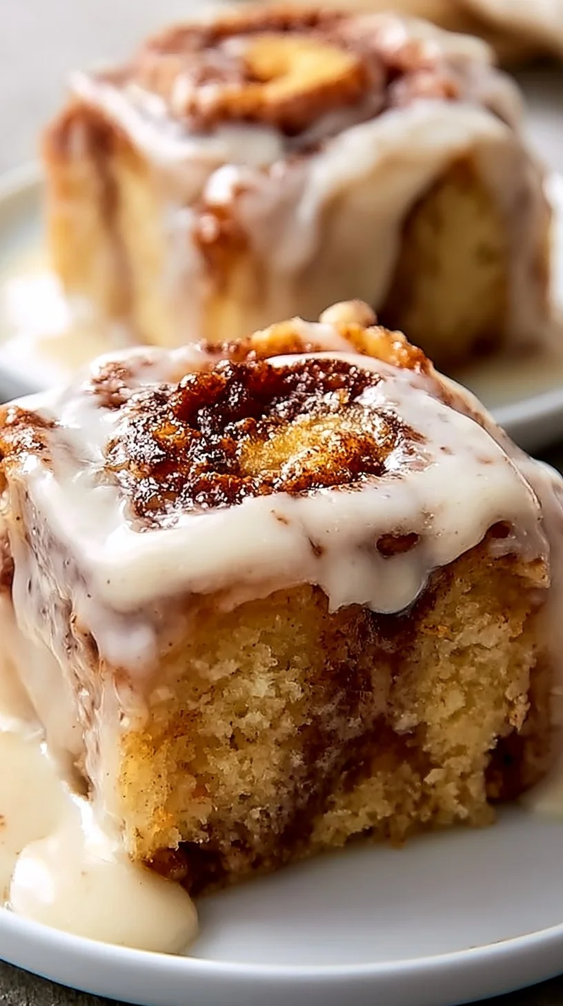 Einfacher Zimtkuchen mit Zimt und Zucker, frisch gebacken.