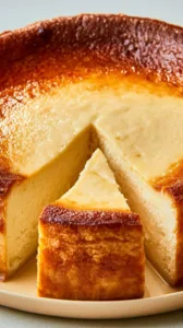 Käsekuchen ohne Boden, cremiges Rezept, leckerer Dessert