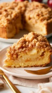 Veganer Apfelkuchen mit frischen Äpfeln und einer goldenen Kruste